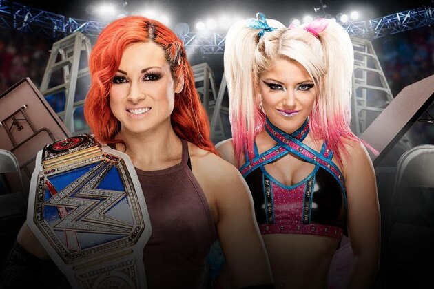 Becky Lynch will battle Alexa Bliss in a tables match at WWE TLC 2016.