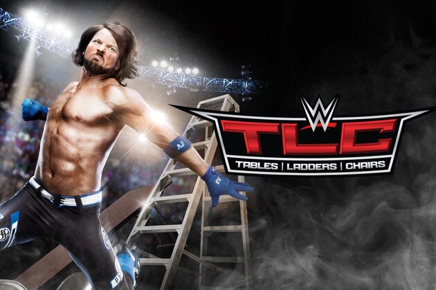 AJ Styles on the TLC poster.