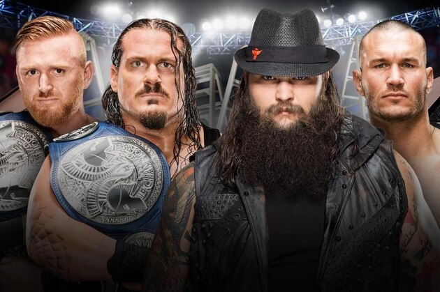 Randy Orton and Bray Wyatt will face Heath Slater and Rhyno for the tag titles at TLC.