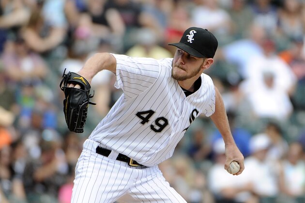 CHICAGO, IL - SEPTEMBER 05: Chris Sale #49 of the Chicago White Sox pitches against the Detroit Tigers during the first inning on September 5, 2016 at U. S. Cellular Field in Chicago, Illinois. (Photo by David Banks/Getty Images)