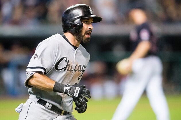 CLEVELAND, OH - AUGUST 17: Adam Eaton #1 of the Chicago White Sox rounds the bases after hitting a grand slam during the ninth inning against the Cleveland Indians at Progressive Field on August 17, 2016 in Cleveland, Ohio. (Photo by Jason Miller/Getty Images)