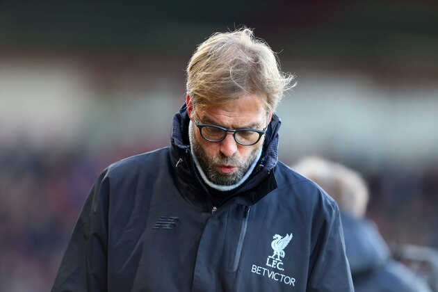 BOURNEMOUTH, ENGLAND - DECEMBER 04: Jurgen Klopp manager / head coach of Liverpool during the Premier League match between AFC Bournemouth and Liverpool at Vitality Stadium on December 4, 2016 in Bournemouth, England. (Photo by Catherine Ivill - AMA/Getty Images)