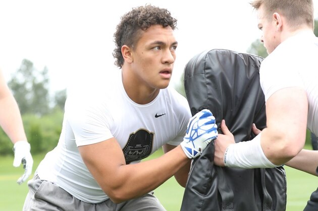 Layton, Utah, 4-star athlete Tayler Katoa is being recruited to play linebacker in college. Katoa, however, showed his worth as a quarterback in high school.