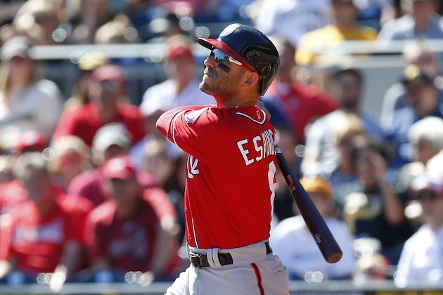 PITTSBURGH, PA - SEPTEMBER 25:  Danny Espinosa #8 of the Washington Nationals in action during the game against the Pittsburgh Pirates at PNC Park on September 25, 2016 in Pittsburgh, Pennsylvania.  (Photo by Justin K. Aller/Getty Images)