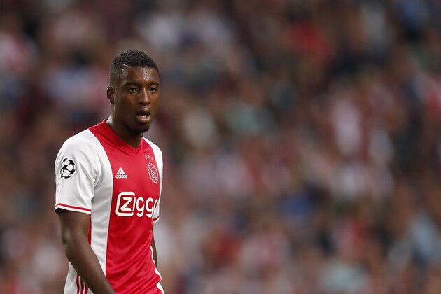 Riechedly Bazoer of Ajax during the Champions League play-off match between Ajax and FK Rostov at the Amsterdam Arena on august 16, 2016 in Amsterdam, the Netherlands(Photo by VI Images via Getty Images)