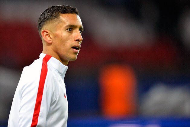 PARIS, FRANCE - DECEMBER 06:  Marquinhos of Paris Saint-Germain reacts during warmup before the UEFA Champions League match between Paris Saint-Germain and FC Ludogorets Razgrad at Parc des Princes on December 6, 2016 in Paris.  (Photo by Aurelien Meunier/Getty Images)