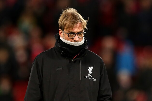 LIVERPOOL, ENGLAND - DECEMBER 11:  Liverpool manager Jurgen Klopp looks on during the Premier League match between Liverpool and West Ham United at Anfield on December 11, 2016 in Liverpool, England.  (Photo by Jan Kruger/Getty Images)