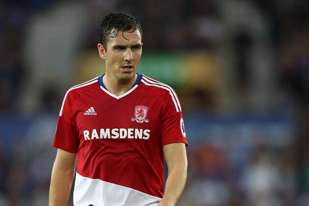 LIVERPOOL, ENGLAND - SEPTEMBER 17:  Stewart Downing of Middlesbrough during the Premier League match between Everton and Middlesbrough at Goodison Park on September 17, 2016 in Liverpool, England. (Photo by Lynne Cameron/Getty Images)
