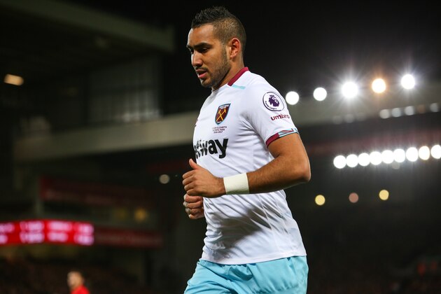 LIVERPOOL, ENGLAND - DECEMBER 11: Dimitri Payet of West Ham United during the Premier League match between Liverpool and West Ham United at Anfield on December 11, 2016 in Liverpool, England. (Photo by Robbie Jay Barratt - AMA/Getty Images)