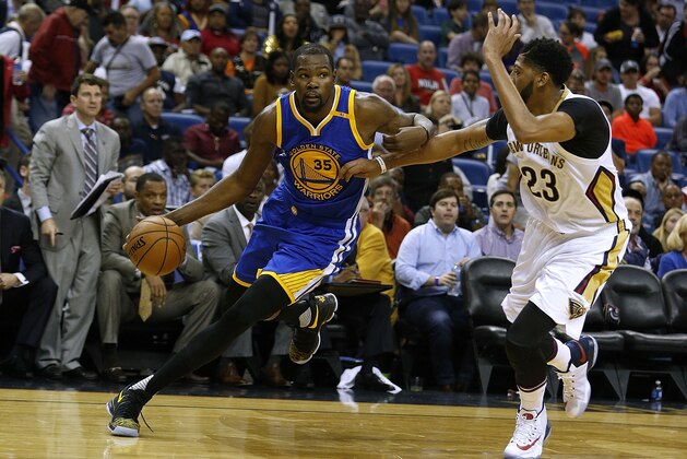 NEW ORLEANS, LA - OCTOBER 28:  Kevin Durant