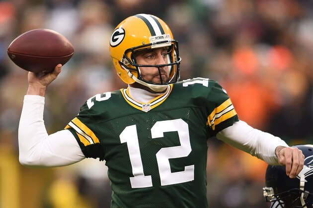 GREEN BAY, WI - DECEMBER 11: Aaron Rodgers #12 of the Green Bay Packers throws a pass during the game against the Seattle Seahawks at Lambeau Field on December 11, 2016 in Green Bay, Wisconsin.  (Photo by Dylan Buell/Getty Images)