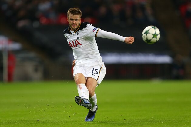 LONDON, ENGLAND - DECEMBER 07: Eric Dier of Tottenham Hotspur during the UEFA Champions League match between Tottenham Hotspur FC and PFC CSKA Moskva at Wembley Stadium on December 7, 2016 in London, England. (Photo by Catherine Ivill - AMA/Getty Images)