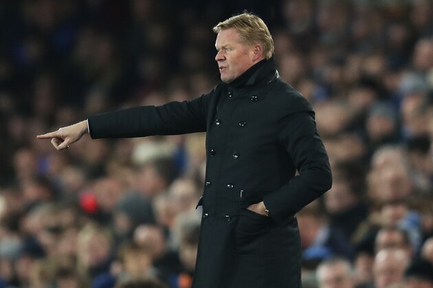 LIVERPOOL, ENGLAND - DECEMBER 13: Ronald Koeman the head coach / manager of Everton during the Premier League match between Everton and Arsenal at Goodison Park on December 13, 2016 in Liverpool, England. (Photo by Chris Brunskill - AMA/Getty Images)