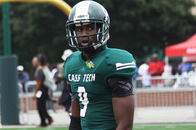Detroit 5-star wide receiver Donovan Peoples-Jones will announce his college plans on Thursday. Michigan, Michigan State, Ohio State, Florida and Florida State are his five finalists.