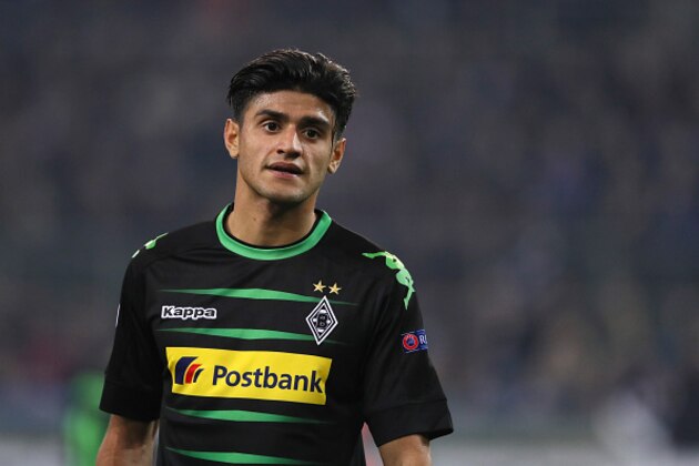 MOENCHENGLADBACH, GERMANY - NOVEMBER 23: Mahmoud Dahoud of Borussia Monchengladbach during the UEFA Champions League match between VfL Borussia Moenchengladbach and Manchester City FC at Borussia-Park on November 23, 2016 in Moenchengladbach, North Rhine-Westphalia. (Photo by Matthew Ashton - AMA/Getty Images)