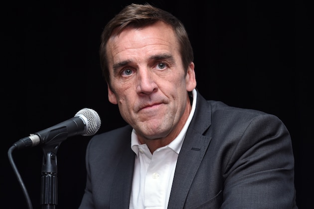 LAS VEGAS, NV - JULY 13:  George McPhee speaks after being introduced as the general manager of the Las Vegas NHL franchise during a news conference at T-Mobile Arena on July 13, 2016 in Las Vegas, Nevada.  (Photo by Ethan Miller/Getty Images)