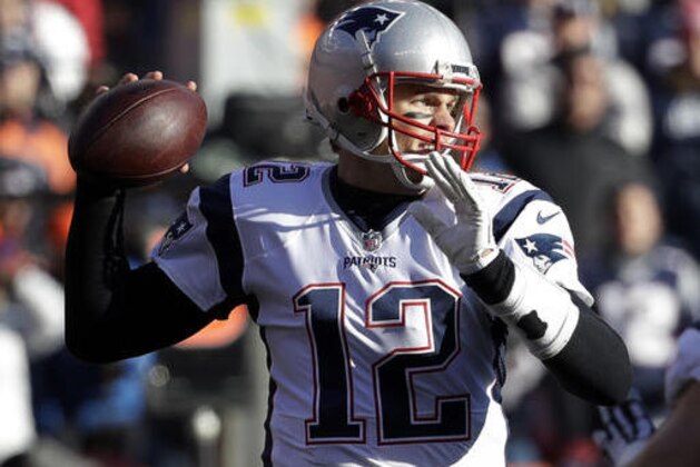 New England Patriots quarterback Tom Brady passes against the Denver Broncos during the first half of an NFL football game Sunday, Dec. 18, 2016, in Denver. (AP Photo/Jack Dempsey)