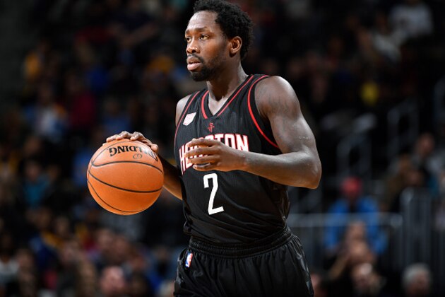 DENVER, CO - DECEMBER 2: Patrick Beverley #2 of the Houston Rockets handles the ball during the game against the Denver Nuggets on December 2, 2016 at the Pepsi Center in Denver, Colorado. NOTE TO USER: User expressly acknowledges and agrees that, by downloading and/or using this Photograph, user is consenting to the terms and conditions of the Getty Images License Agreement. Mandatory Copyright Notice: Copyright 2016 NBAE (Photo by Garrett Ellwood/NBAE via Getty Images)