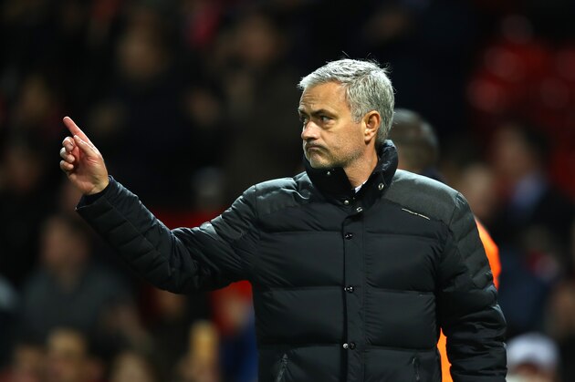 MANCHESTER, ENGLAND - DECEMBER 11: Jose Mourinho, Manager of Manchester United leaves the pitch after his team's 1-0 win in the Premier League match between Manchester United and Tottenham Hotspur at Old Trafford on December 11, 2016 in Manchester, England.  (Photo by Clive Brunskill/Getty Images)
