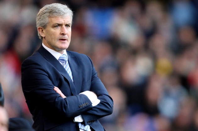 WEST BROMWICH, UNITED KINGDOM - DECEMBER 21:  Mark Hughes, manager of Manchester City, looks on during the Barclays Premier League match between West Bromwich Albion and  Manchester City at The Hawthorns on December 21, 2008 in West Bromwich, England.  (Photo by Ross Kinnaird/Getty Images)
