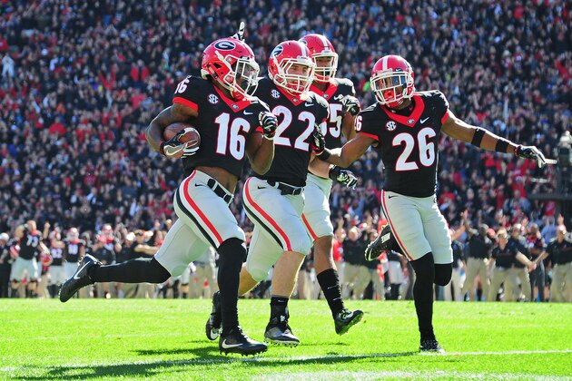 ATHENS, GA - NOVEMBER 19: Isaiah McKenzie