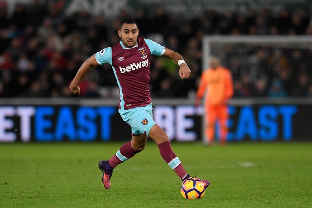 SWANSEA, WALES - DECEMBER 26:  West Ham player Dimitri Payet in action during the Premier League match between Swansea City and West Ham United at Liberty Stadium on December 26, 2016 in Swansea, Wales.  (Photo by Stu Forster/Getty Images)