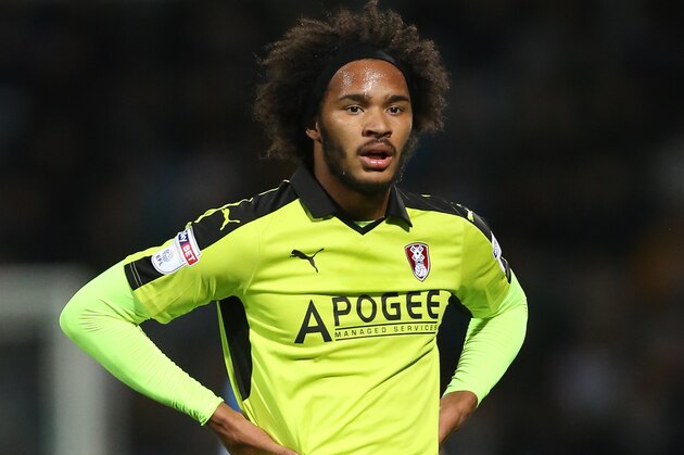 HUDDERSFIELD, ENGLAND - SEPTEMBER 27: Isaiah Brown of Rotherham United during the Sky Bet Championship match between Huddersfield Town and Rotherham United at Galpharm Stadium on September 27, 2016 in Huddersfield, England. (Photo by Robbie Jay Barratt - AMA/Getty Images)