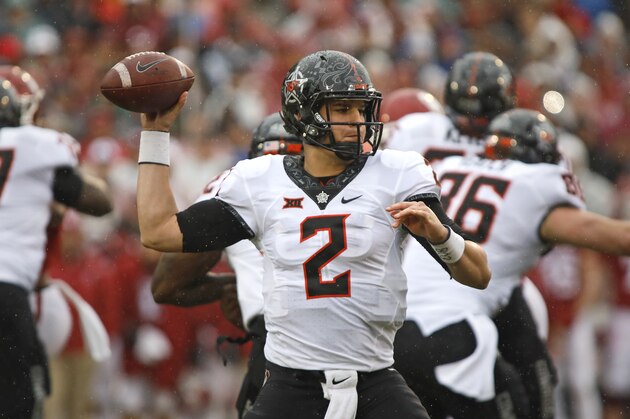 NORMAN, OK - DECEMBER 3:  Quarterback Mason Rudolph