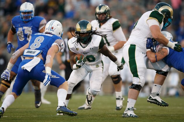 COLORADO SPRINGS, CO - NOVEMBER 28: Running back Dee Hart
