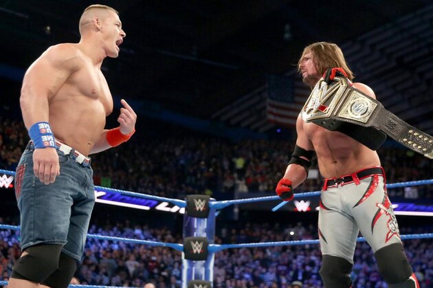 John Cena will challenge AJ Styles for the WWE Championship at The Royal Rumble.