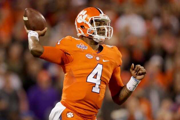 CLEMSON, SC - NOVEMBER 26:  Deshaun Watson