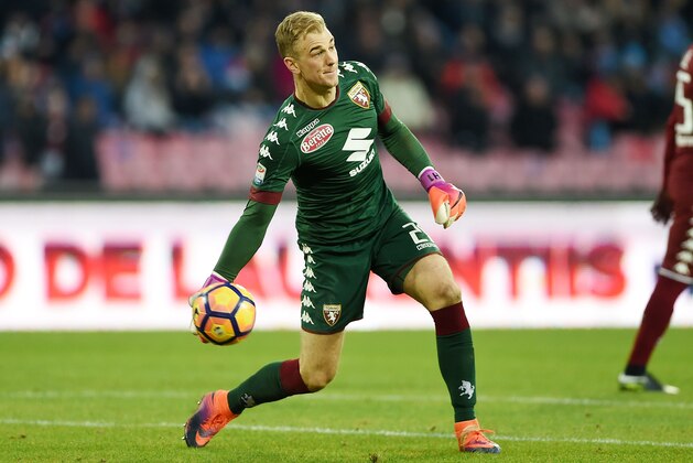 NAPLES, ITALY - DECEMBER 18:  Joe Hart of FC Torino in action during the Serie A match between SSC Napoli and FC Torino at Stadio San Paolo on December 18, 2016 in Naples, Italy.  (Photo by Francesco Pecoraro/Getty Images)