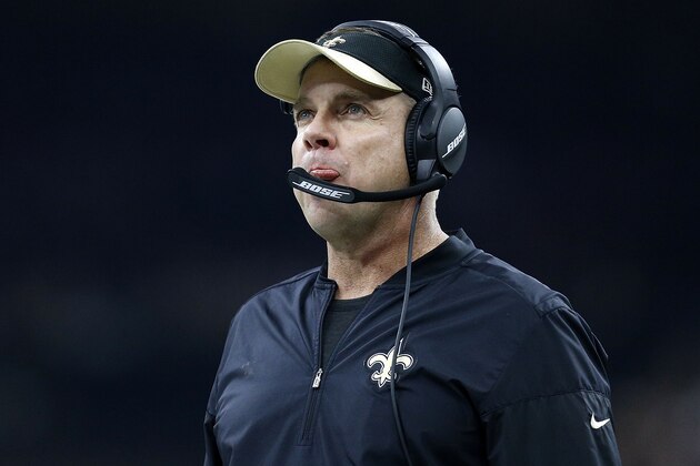 NEW ORLEANS, LA - DECEMBER 24:  Head coach Sean Payton of the New Orleans Saints reacts during a game against the Tampa Bay Buccaneers at the Mercedes-Benz Superdome on December 24, 2016 in New Orleans, Louisiana.  (Photo by Jonathan Bachman/Getty Images)