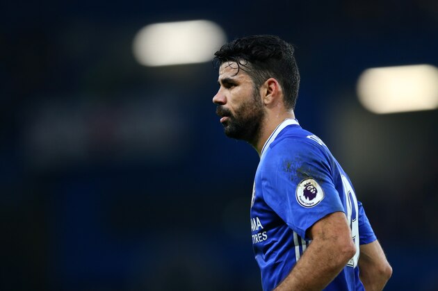 LONDON, ENGLAND - DECEMBER 31: Diego Costa of Chelsea during the Premier League match between Chelsea and Stoke City at Stamford Bridge on December 31, 2016 in London, England. (Photo by Catherine Ivill - AMA/Getty Images)