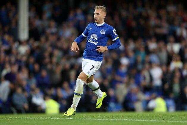 LIVERPOOL, ENGLAND - SEPTEMBER 17:  Gerard Deulofeu of Everton during the Premier League match between Everton and Middlesbrough at Goodison Park on September 17, 2016 in Liverpool, England. (Photo by Lynne Cameron/Getty Images)