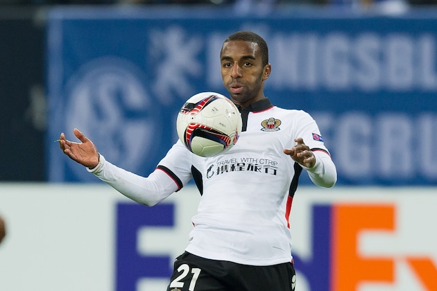 GELSENKIRCHEN, GERMANY - NOVEMBER 24: Ricardo Pereira of OGC Nice in action during the Europa League First Qualifying Round 2nd Leg match between FC Schalke 04 and OGC Nice at Veltins-Arena on November 24, 2016 in Gelsenkirchen, Germany. (Photo by TF-Images/Getty Images)