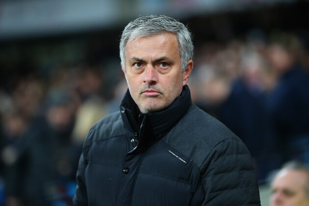 STRATFORD, ENGLAND - JANUARY 02: Jose Mourinho Manager of Manchester United during the Premier League match between West Ham United and Manchester United at London Stadium on January 2, 2017 in Stratford, England. (Photo by Catherine Ivill - AMA/Getty Images)