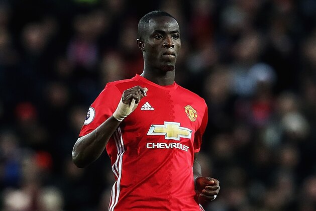 MANCHESTER, ENGLAND - DECEMBER 31:  Eric Bailly of Manchester United looks on during the Premier League match between Manchester United and Middlesbrough at Old Trafford on December 31, 2016 in Manchester, England.  (Photo by Matthew Lewis/Getty Images)