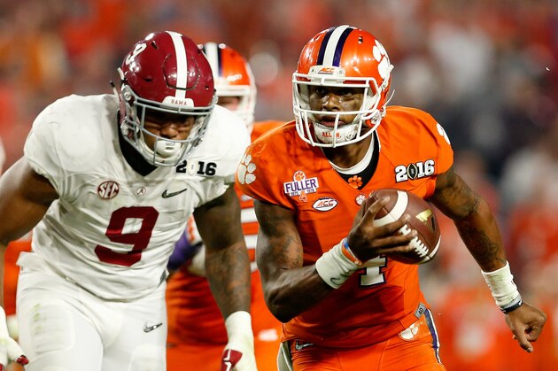 GLENDALE, AZ - JANUARY 11:  Deshaun Watson