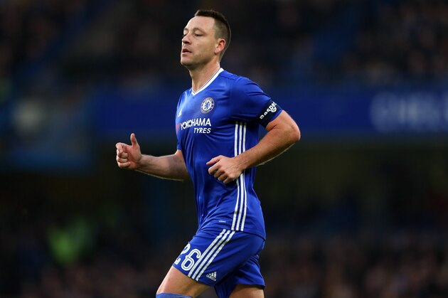 LONDON, ENGLAND - JANUARY 08: John Terry of Chelsea during the Emirates FA Cup Third Round between Chelsea and Peterborough United at Stamford Bridge on January 8, 2017 in London, England. (Photo by Catherine Ivill - AMA/Getty Images)
