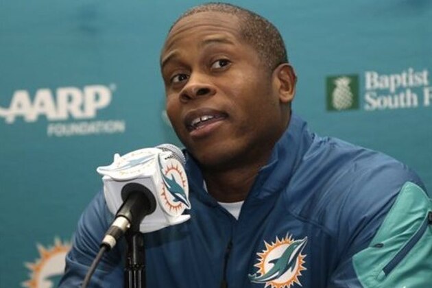 New Miami Dolphins defensive coordinator Vance Joseph responds to a question during a news conference, Thursday, Jan. 28, 2016, in Davie, Fla. Joseph was hired by the Dolphins' new head coach Adam Gase. (AP Photo/Lynne Sladky)