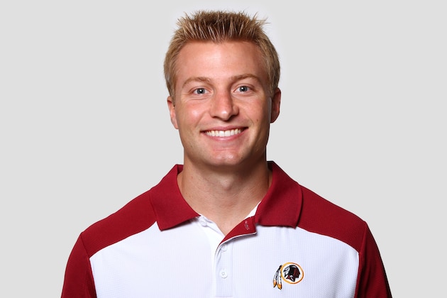 ASHBURN, VA - CIRCA 2011: In this handout image provided by the NFL, Sean McVay of the Washington Redskins poses for his NFL headshot circa 2011 in Ashburn, Virginia. (Photo by NFL via Getty Images) ASHBURN, VA - CIRCA 2011: In this handout image provided by the NFL, Sean McVay of the Washington Redskins poses for his NFL headshot circa 2011 in Ashburn, Virginia. (Photo by NFL via Getty Images)