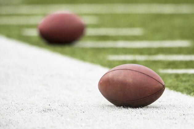 ORCHARD PARK, NY - NOVEMBER 27:  American footballs rest on the sideline before the game between the Buffalo Bills and the Jacksonville Jaguars on November 27, 2016 at New Era Field in Orchard Park, New York. Buffalo defeats Jacksonville 28-21.  (Photo by Brett Carlsen/Getty Images) *** Local Caption ***