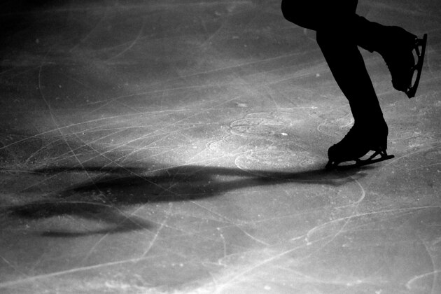 ABU DHABI, UNITED ARAB EMIRATES - JANUARY 05: (EDITORS NOTE: This image has been edited using digital filters). Chafik Besseghier of France competes during FBMA Trophy for Figure Skating 2017 at Zayed Sports City on January 5, 2017 in Abu Dhabi, United Arab Emirates.  (Photo by Tom Dulat/Getty Images)