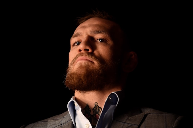 BELFAST, NORTHERN IRELAND - NOVEMBER 19:  UFC lightweight and featherweight champion Conor McGregor attends the UFC Fight Night at the SSE Arena on November 19, 2016 in Belfast, Northern Ireland. (Photo by Brandon Magnus/Zuffa LLC/Zuffa LLC via Getty Images)