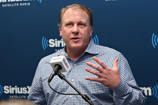 NEW YORK, NY - APRIL 27: Former ESPN Analyst Curt Schilling talks about his ESPN dismissal and politics during SiriusXM's Breitbart News Patriot Forum hosted Stephen K. Bannon and co-host Alex Marlow at the SiriusXM Studio on April 27, 2016 in New York, New York. (Photo by Cindy Ord/Getty Images for SiriusXM) NEW YORK, NY - APRIL 27: Former ESPN Analyst Curt Schilling talks about his ESPN dismissal and politics during SiriusXM's Breitbart News Patriot Forum hosted Stephen K. Bannon and co-host Alex Marlow at the SiriusXM Studio on April 27, 2016 in New York, New York. (Photo by Cindy Ord/Getty Images for SiriusXM)
