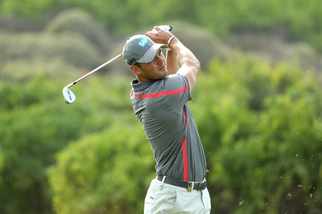 ABU DHABI, UNITED ARAB EMIRATES - JANUARY 20: Martin Kaymer of Germany plays a shot on the 13th hole during the second round of the Abu Dhabi HSBC Championship at the Abu Dhabi Golf Club on January 20, 2017 in Abu Dhabi, United Arab Emirates.  (Photo by Scott Halleran/Getty Images)