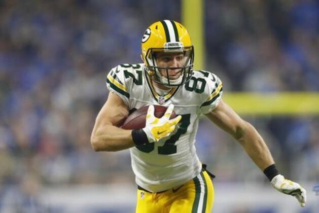 Green Bay Packers wide receiver Jordy Nelson runs during the second half of an NFL football game against the Detroit Lions, Sunday, Jan. 1, 2017, in Detroit. (AP Photo/Paul Sancya)