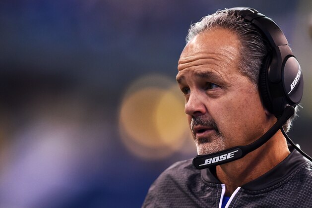 INDIANAPOLIS, IN - JANUARY 01: Head coach Chuck Pagano of the Indianapolis Colts watches action during a game against the Jacksonville Jaguars at Lucas Oil Stadium on January 1, 2017 in Indianapolis, Indiana. (Photo by Stacy Revere/Getty Images) INDIANAPOLIS, IN - JANUARY 01: Head coach Chuck Pagano of the Indianapolis Colts watches action during a game against the Jacksonville Jaguars at Lucas Oil Stadium on January 1, 2017 in Indianapolis, Indiana. (Photo by Stacy Revere/Getty Images)