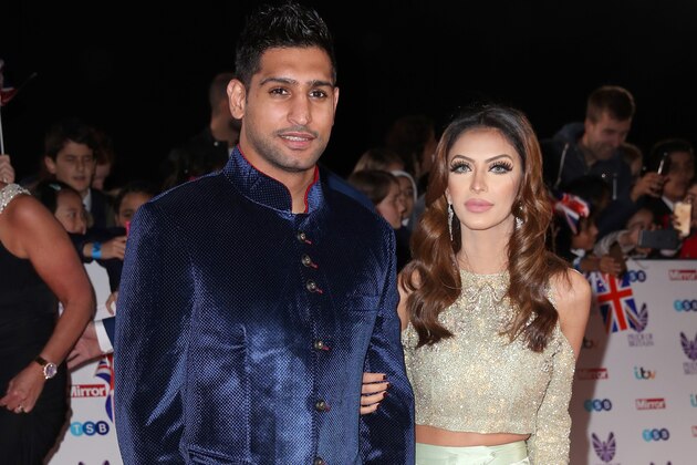 LONDON, ENGLAND - OCTOBER 31:  Amir Khan with his wife Faryal Makhdoom attend the Pride Of Britain awards at the Grosvenor House Hotel on October 31, 2016 in London, England.  (Photo by Chris Jackson/Getty Images)
